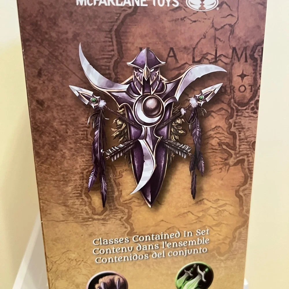 McFarlane Toys World of‎ Warcraft Night Elf:Druid Rogue Action Figure Rare Games